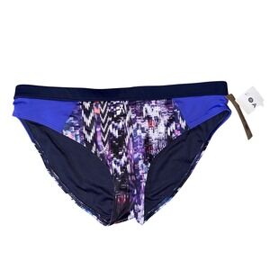 New Athleta colorblock TRI-SSENTIAL‎ bikini bottom size lage